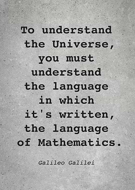 Galileo Galilei Quote L008