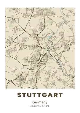 Stuttgart City Map