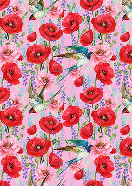 Sweet Poppy Pattern 04