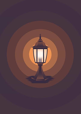 Illustration Negative Lamp