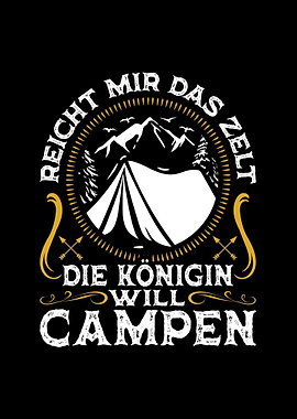 Campen Spruch Camping