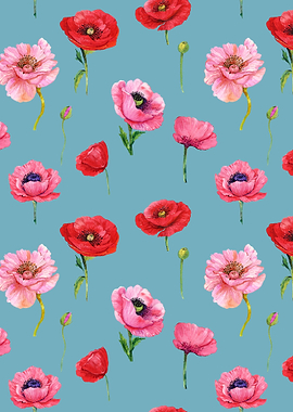 Sweet Poppy Pattern 01