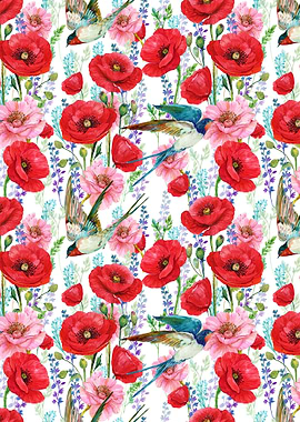 Sweet Poppy Pattern 05