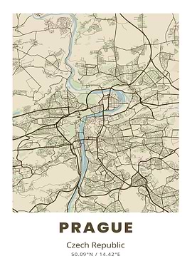 Prague City Map