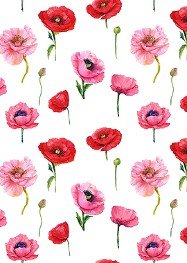 Sweet Poppy Pattern 02