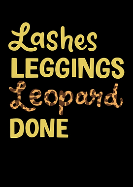 Lashes Leggings Leopard