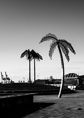 Palmen aus Plastik Poster