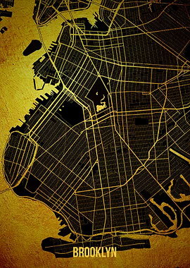 Brooklyn gold map