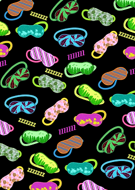 Sleep mask pattern