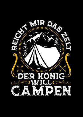 Campen Spruch Camping