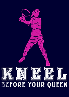 Tennis Kneel down before