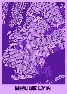 Brooklyn Lavender Map