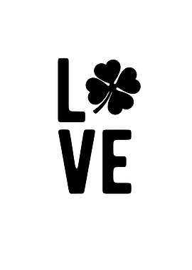 Love Irish Clover Luck