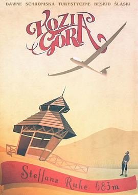 Kozia Mt retro poster