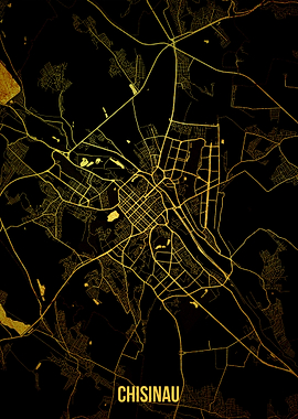 Chisinau gold map