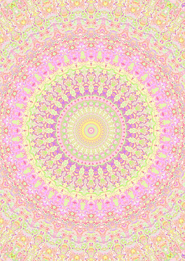 Groovy Colorful Mandala