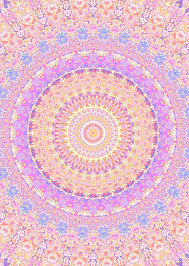 Psychedelic Vivid Mandala