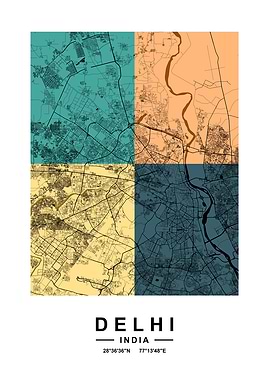 Delhi Color Map