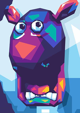 cute goat Popart