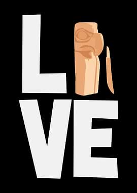 Love Whittling Sculpture