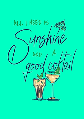 Cocktail Bar Summer Beach