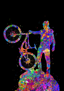 Downhill mountain bike