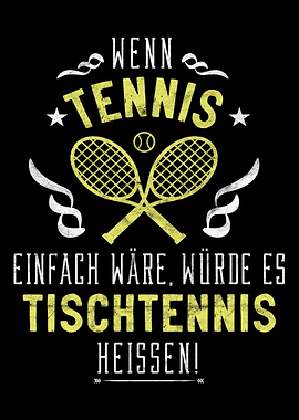 Netter Tennisplatz Spruch