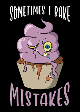 Cake Baker Ugly Cupcake