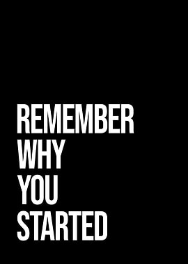 Remember Why