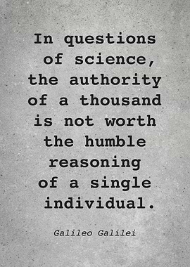 Galileo Galilei Quote L027