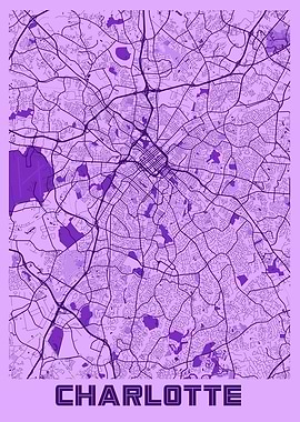 Charlotte Lavender Map