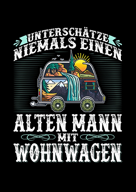 Mann Wohnwagen Camper