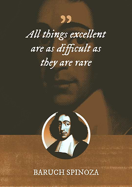 All things excellent are