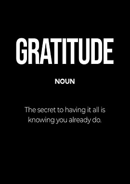 Gratitude Definition