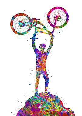 Downhill mountain bike