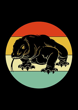 Komodo Dragon Retro