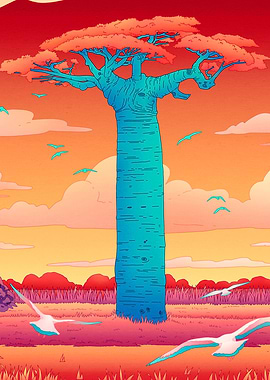 Madagascar Baobab Tree