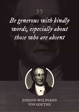 Be generous with kindly