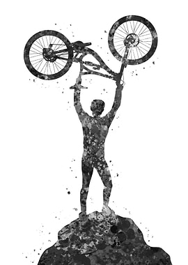 Downhill mountain bike