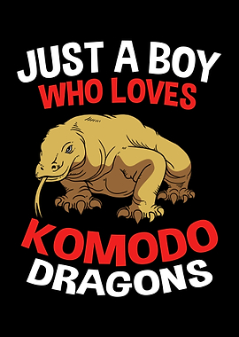 I Love Komodo Dragon