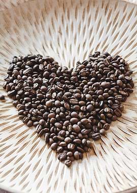 Coffee heart