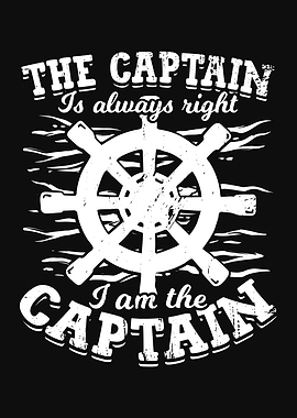 Funny Boat Captain Design