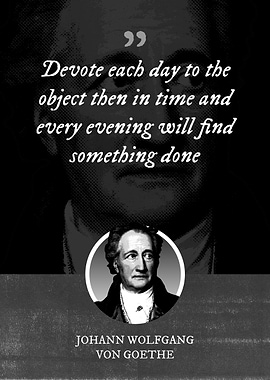 Devote each day to the