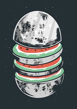 Watermelon Moon Displate D