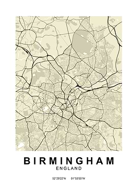Birmingham Classic Map