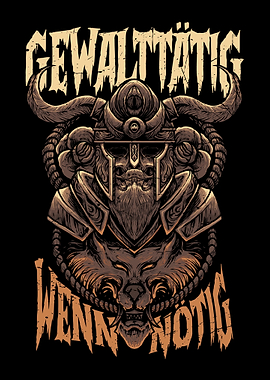 Violent when necessary