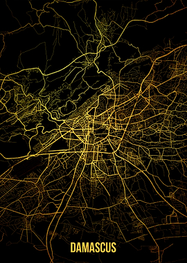 Damascus gold map