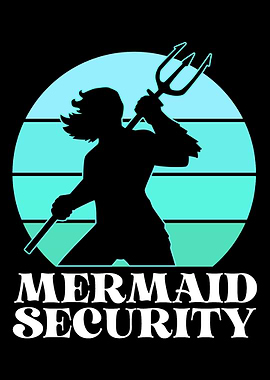 Mermaid Security Underwate