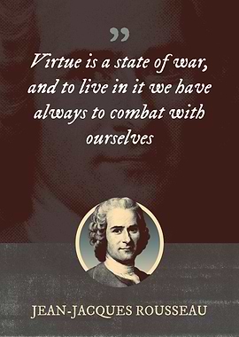 Virtue is a state of war