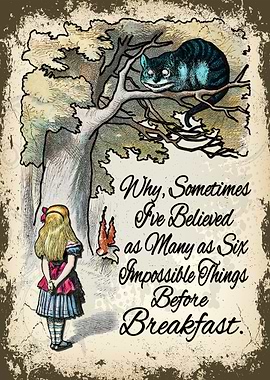 Alice and Cheshire Cat